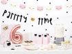 Picture of FOIL BALLOON NUMBER 6 ROSE GOLD 16 INCH